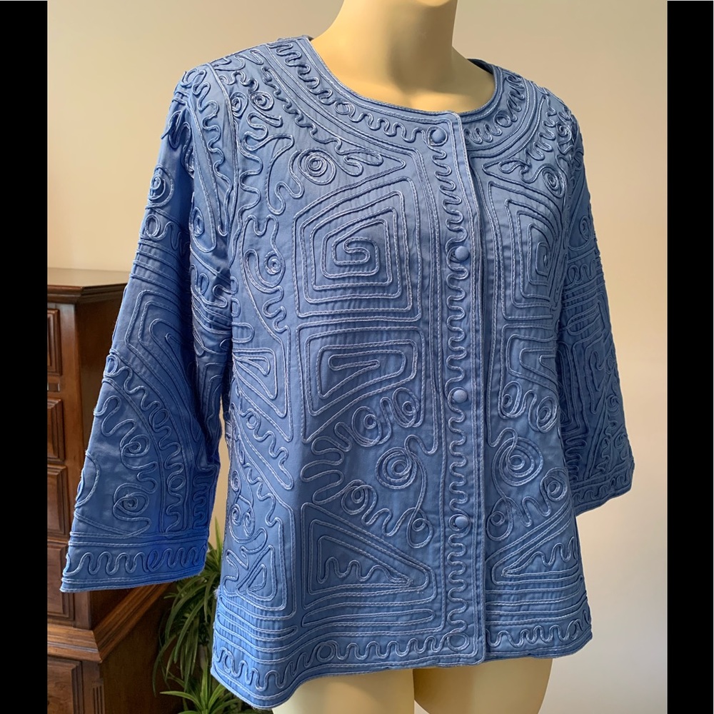 2nd $ Stitched, Covered Button, Jacket. - image 1